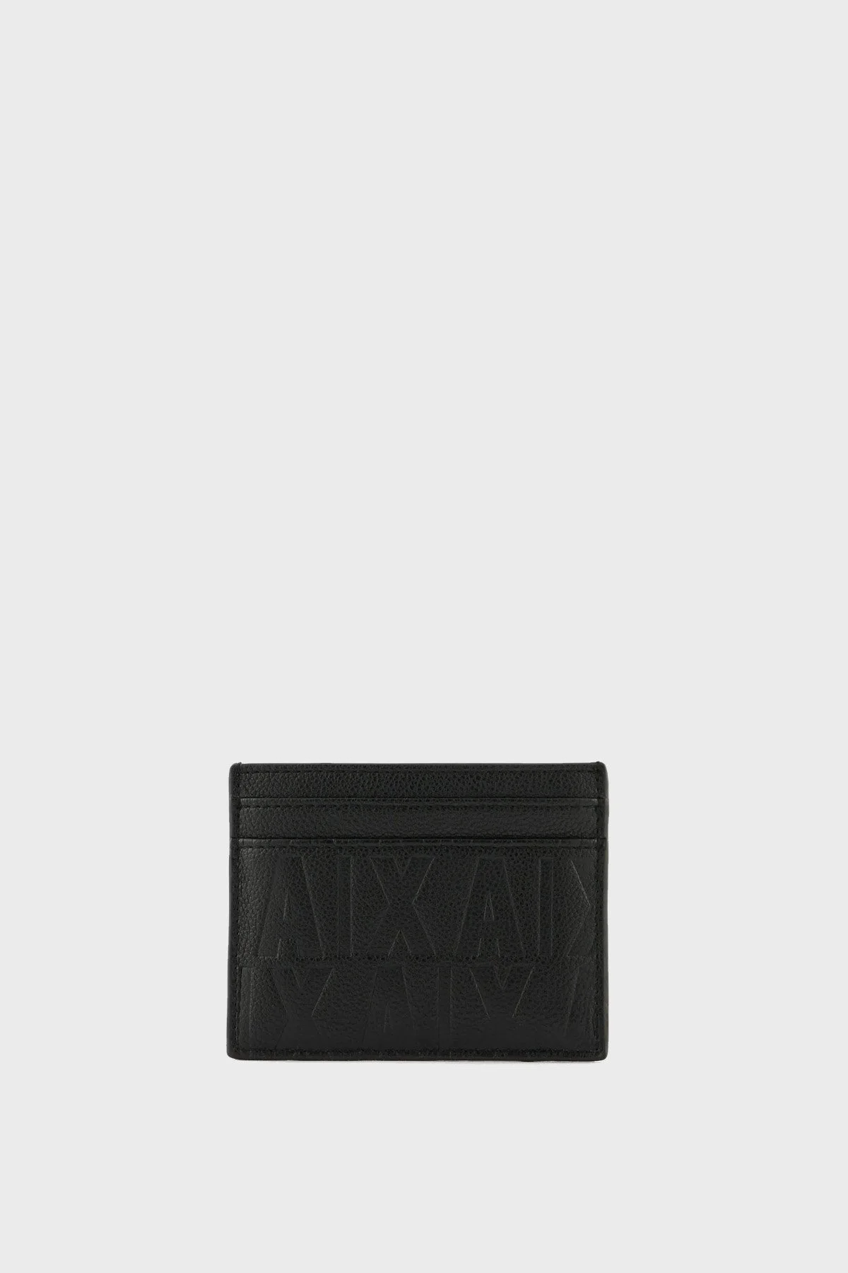 Armani Exchange Deri Logolu Erkek Kartlık 958053 4F885 00020 SİYAH - 2