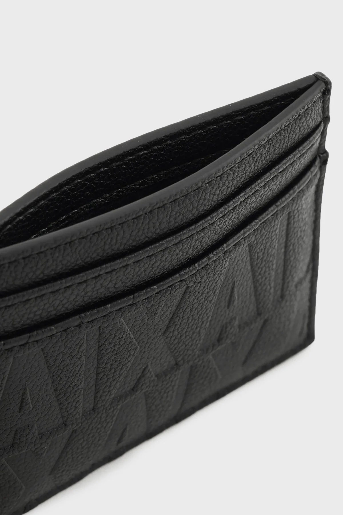 Armani Exchange Deri Logolu Erkek Kartlık 958053 4F885 00020 SİYAH - 3