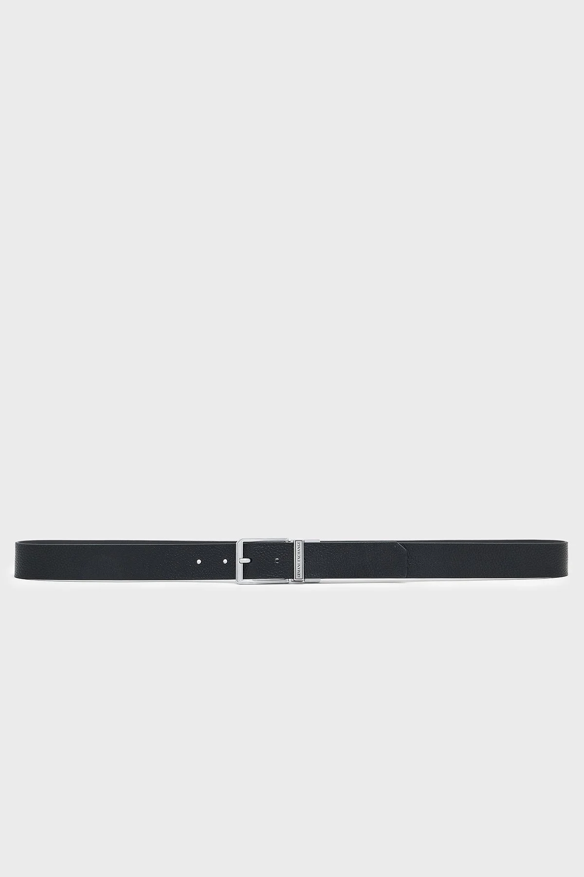 Armani Exchange Deri Logolu Erkek Kemer XM003188 AF26723 MC028 Siyah-gri - 3