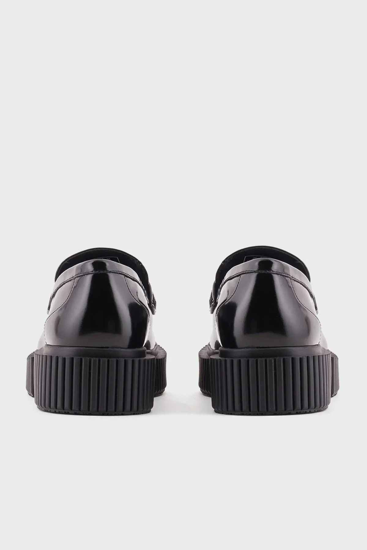 Armani Exchange Deri Logolu Loafer Bayan Ayakkabı XDA005 XV878 00002 SİYAH - 4