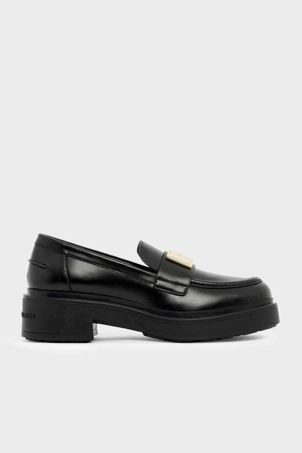 Armani Exchange Deri Makosen Kadın Ayakkabı XW003095 AF11912 UC001 Siyah - 1