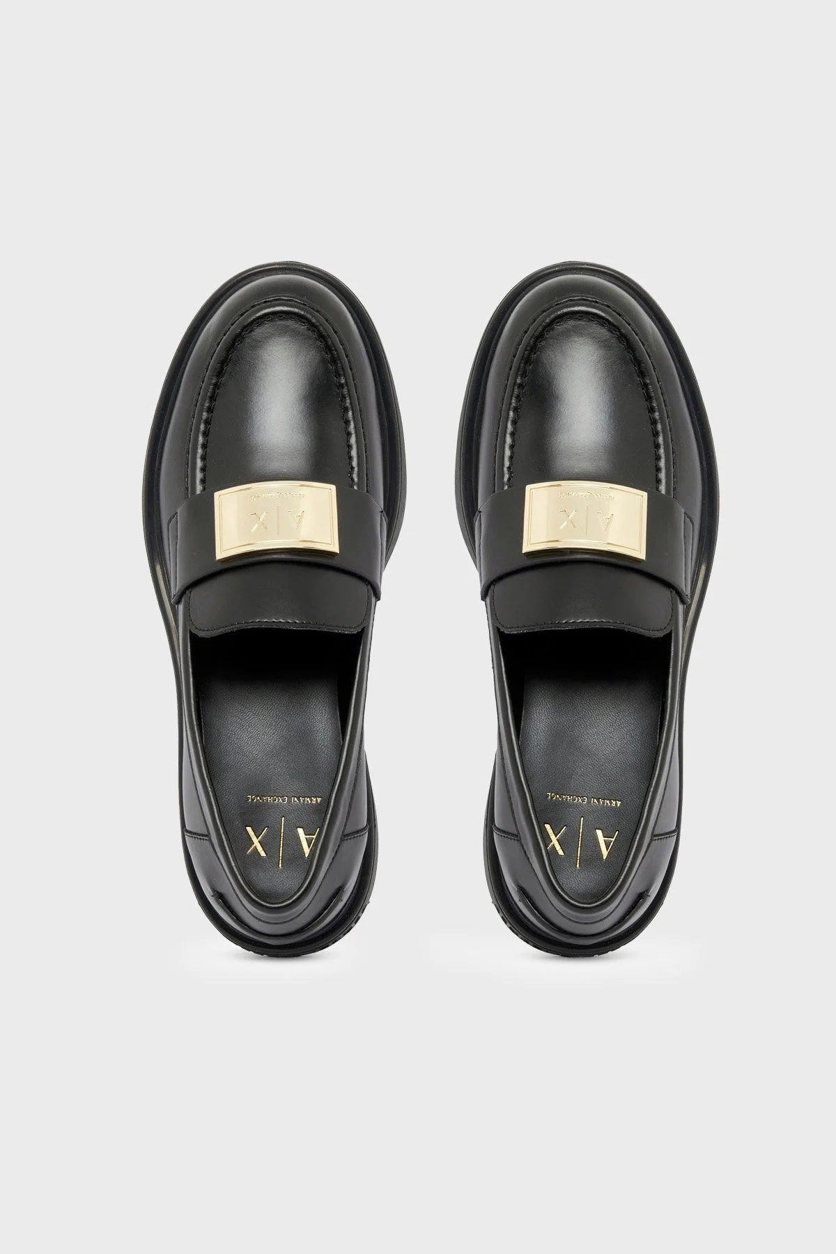 Armani Exchange Deri Makosen Kadın Ayakkabı XW003095 AF11912 UC001 Siyah - 3
