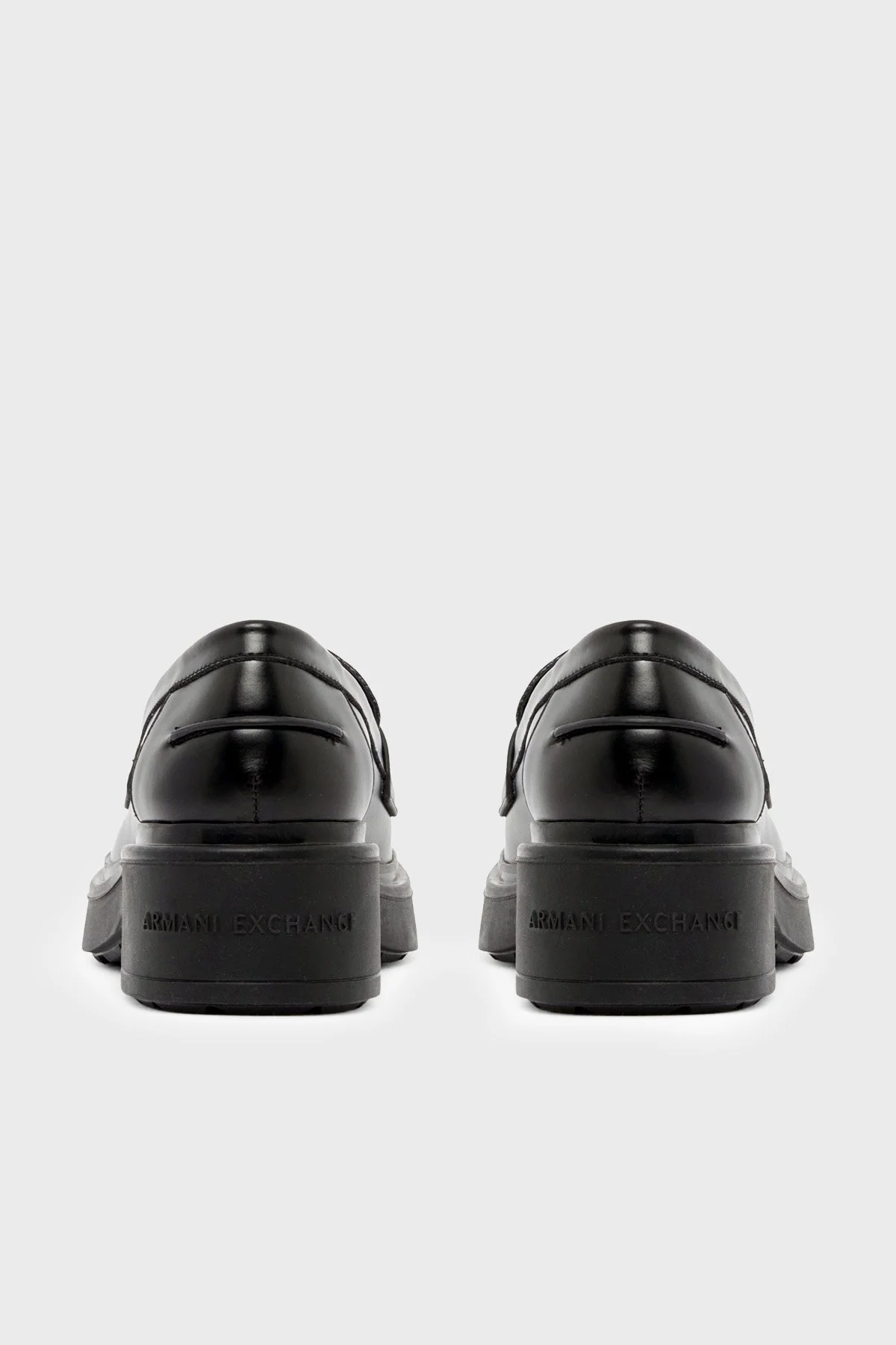 Armani Exchange Deri Makosen Kadın Ayakkabı XW003095 AF11912 UC001 Siyah - 4