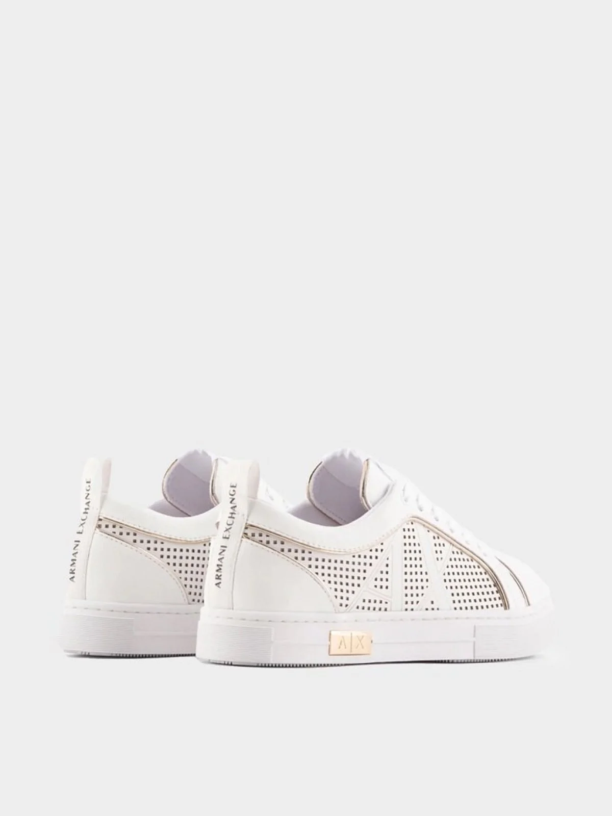 Armani Exchange Deri Sneaker Bayan Ayakkabı XDX114 XV693 Q307 BEYAZ - 3