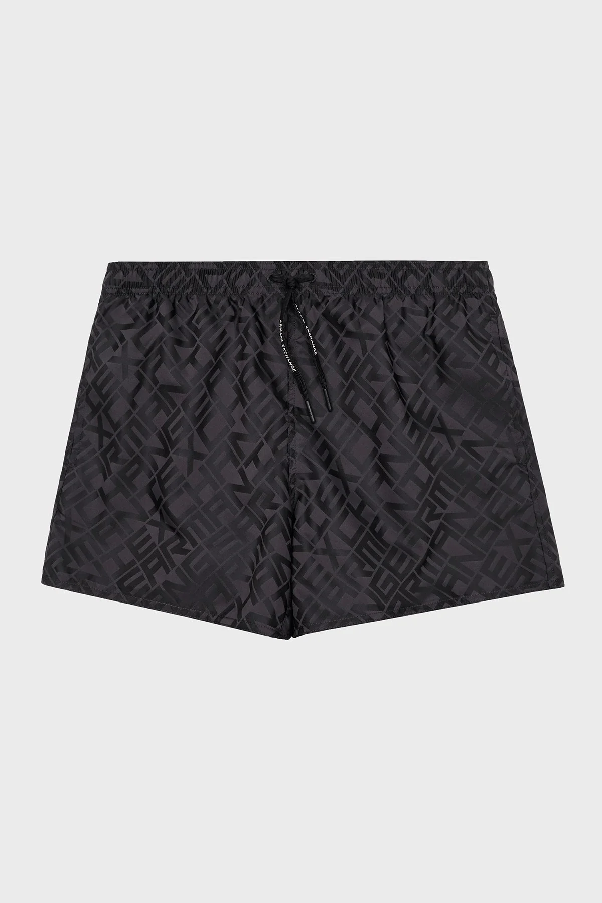 Armani Exchange Desenli Belden Bağlamalı Erkek Mayo Short XM000829 AF13629 FC013 SİYAH - 3