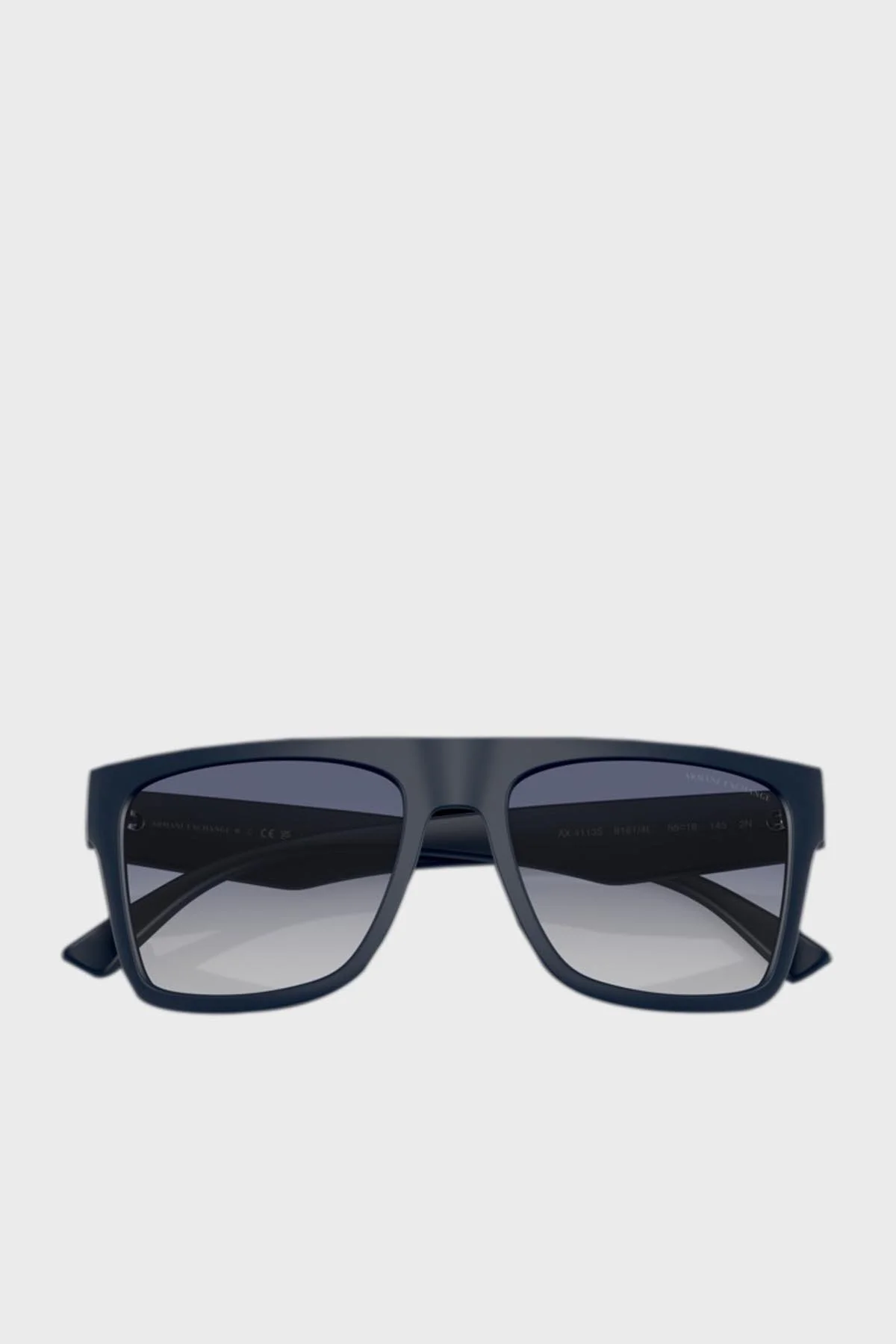 Armani Exchange Dikdörtgen Güneş Erkek Gözlük 0AX4113S 81814L 55 Mat Mavi-Degrade Mavi - 3