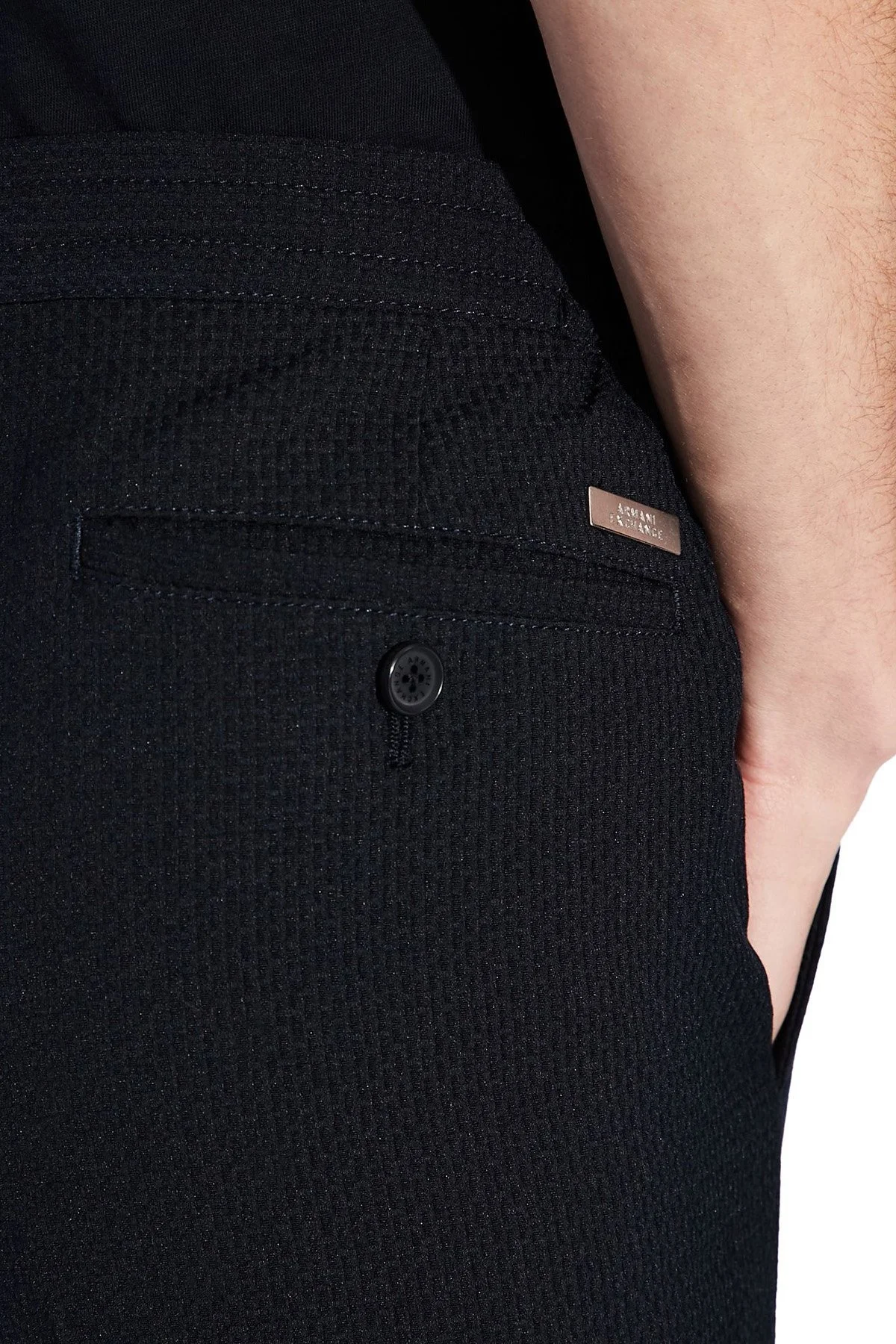 Armani Exchange Elastik Bel Slim Fit Erkek Pantolon 8NZP42 ZNFMZ 1583 LACİVERT - 5