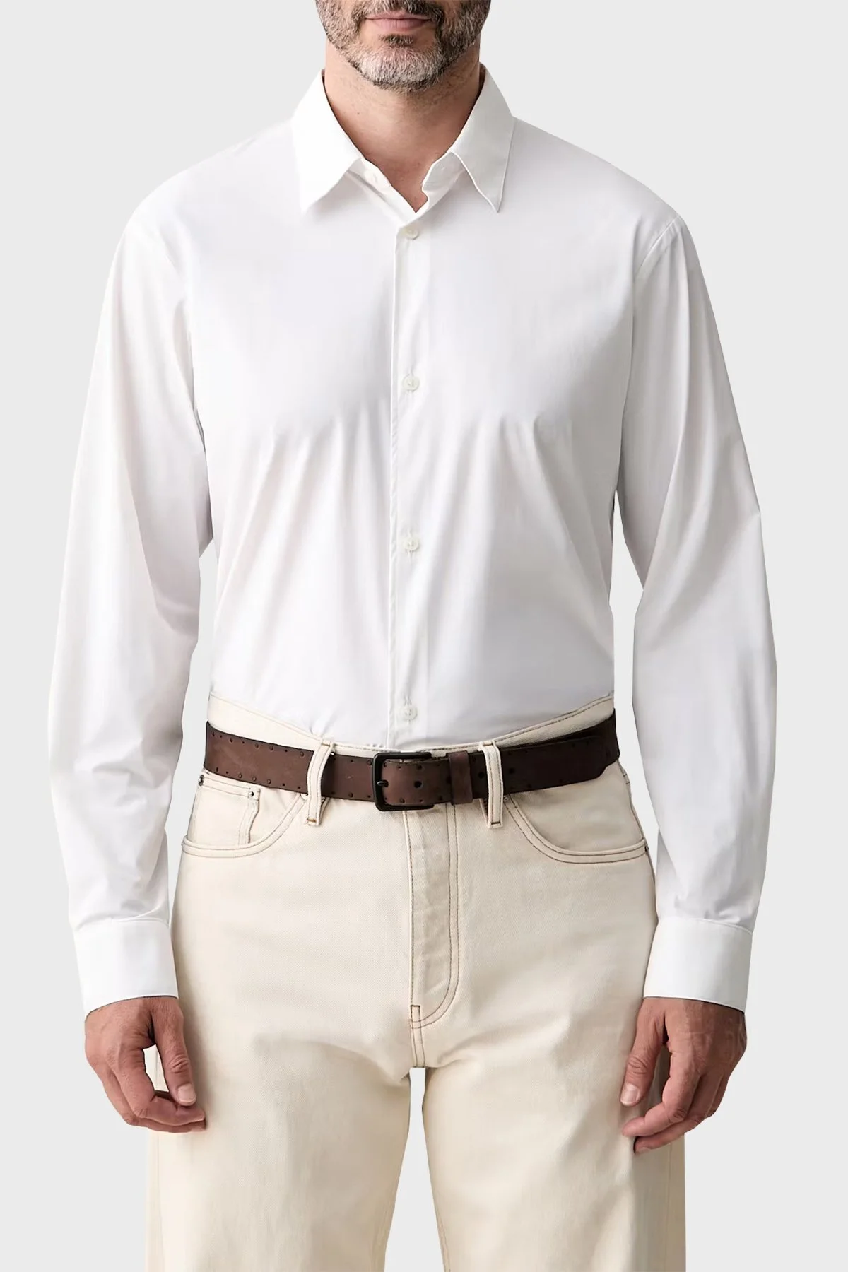 Armani Exchange Erkek Gömlek XM001567 AF19193 U0009 Beyaz - 1