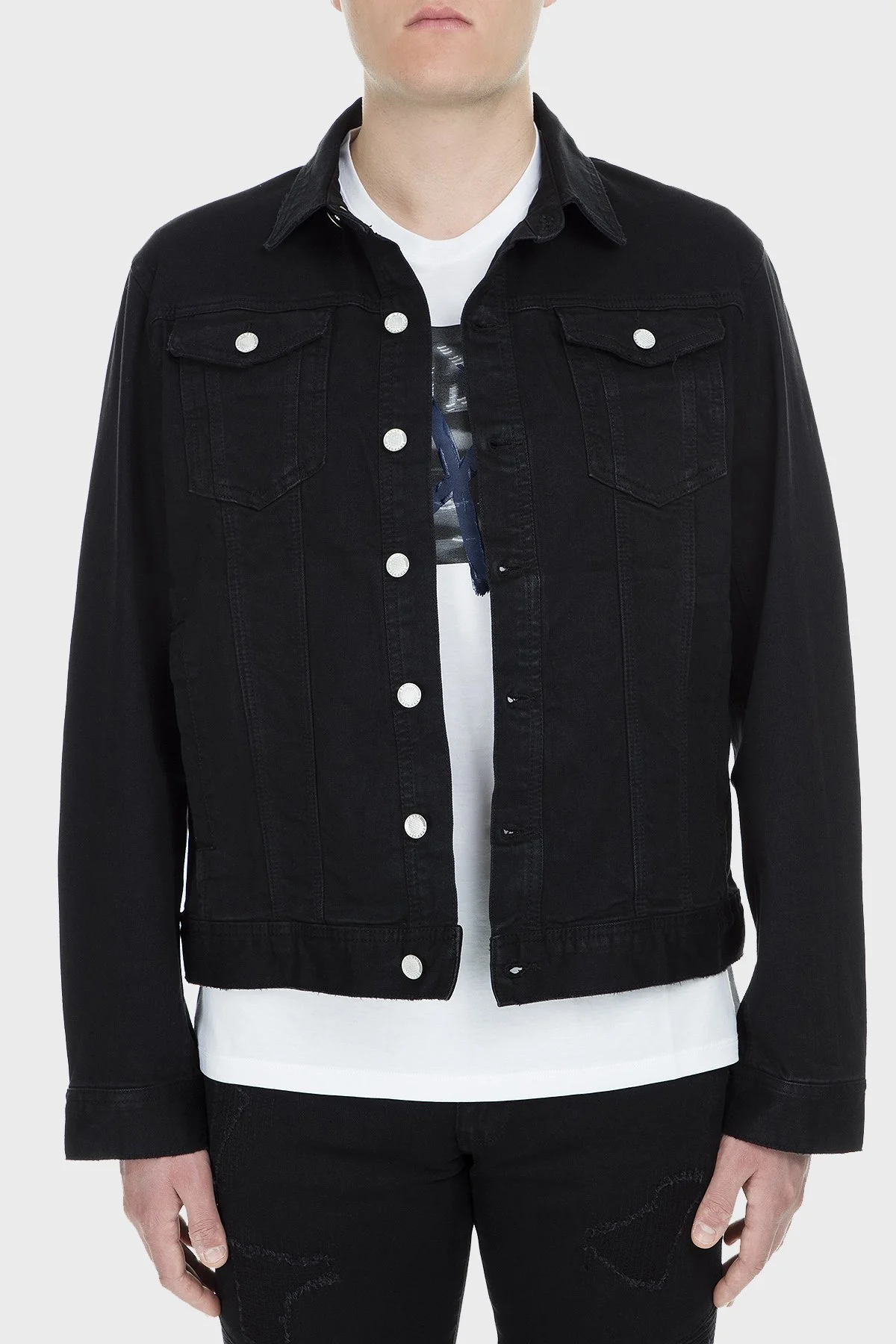 Armani Exchange Erkek Kot Ceket 3GZB29 Z1AAZ 1200 SİYAH - 1