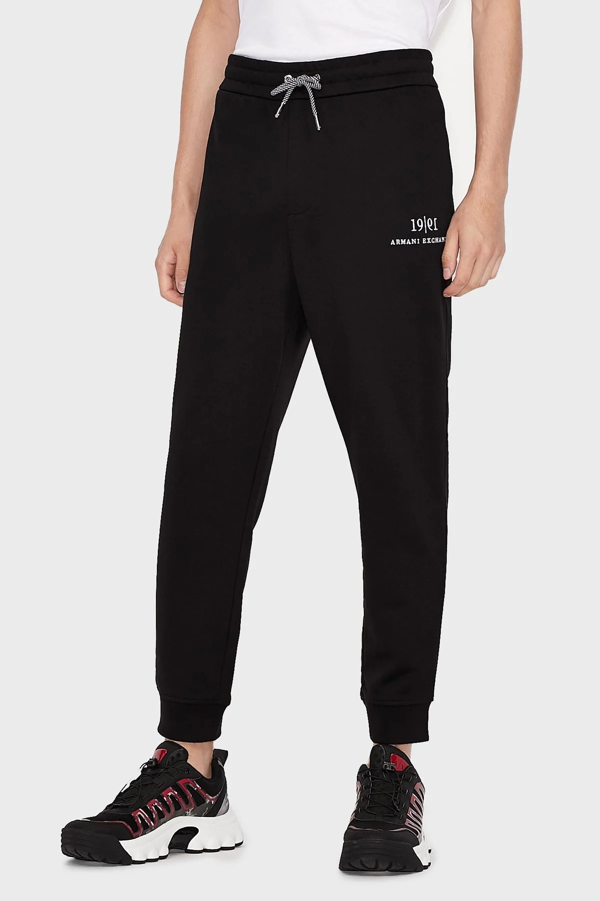 Armani Exchange Pamuklu Jogging Erkek Pantolon 6KZPFM ZJ6HZ 1200 SİYAH - 2
