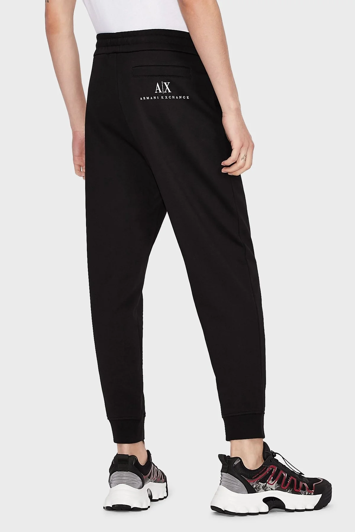 Armani Exchange Pamuklu Jogging Erkek Pantolon 6KZPFM ZJ6HZ 1200 SİYAH - 3