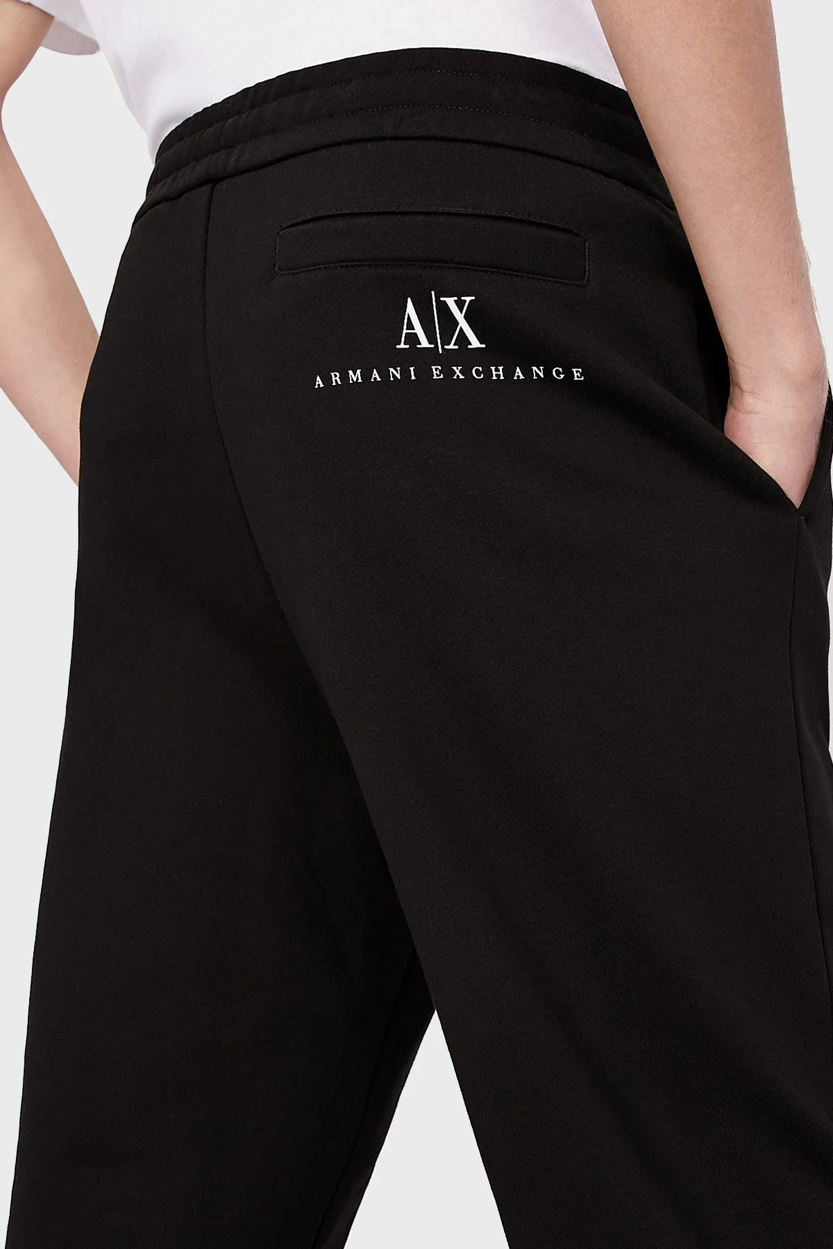 Armani Exchange Pamuklu Jogging Erkek Pantolon 6KZPFM ZJ6HZ 1200 SİYAH - 6