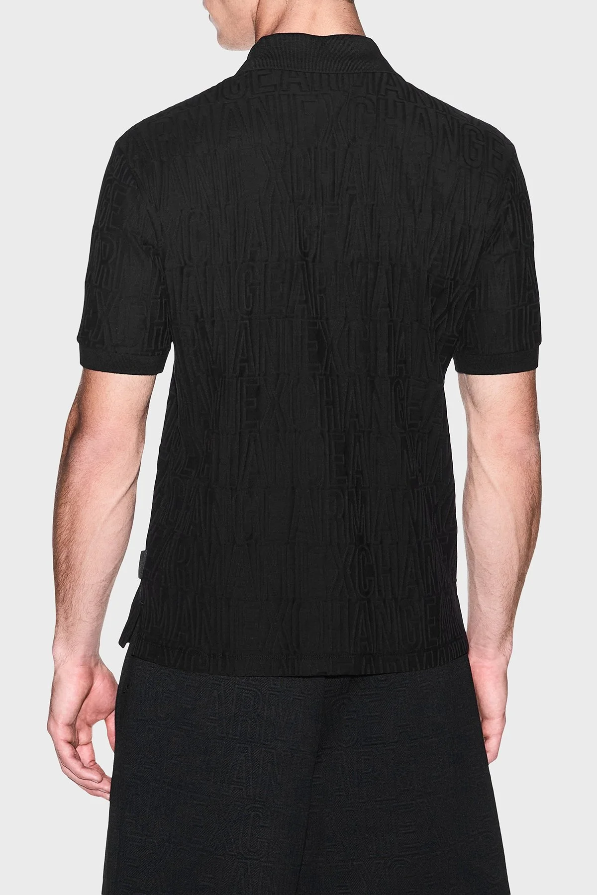Armani Exchange Erkek Polo XM002909 AF10337 UC001 Siyah - 3