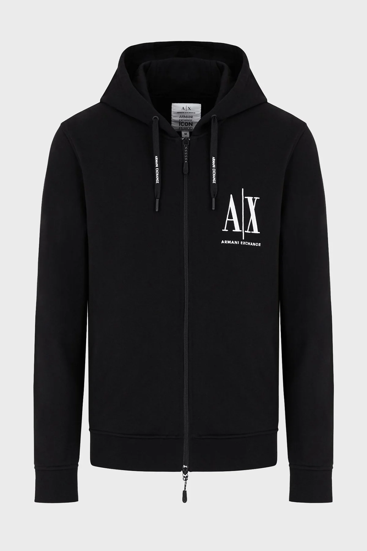 Armani Exchange % 100 Pamuklu Kapüşonlu Erkek Sweat 8NZMPP ZJ1ZZ 1200 SİYAH - 6