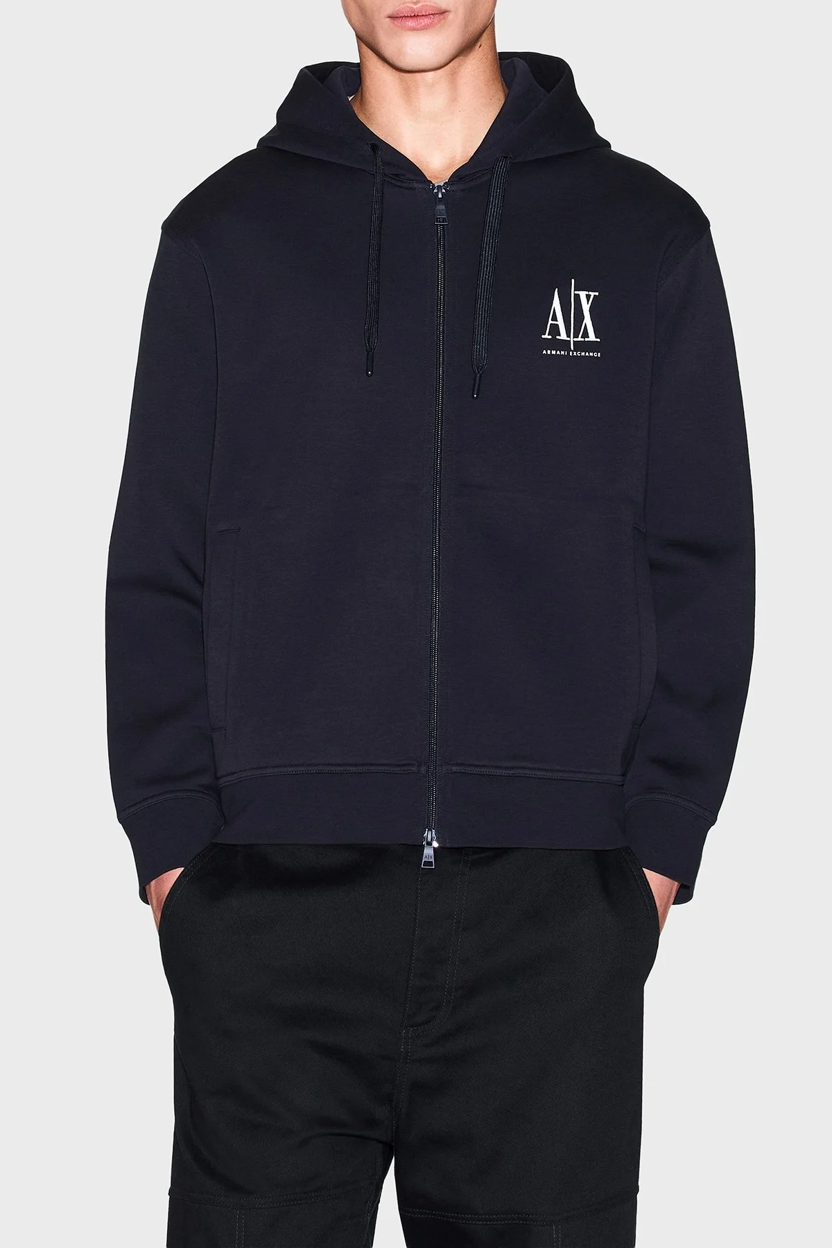 Armani Exchange Erkek Sweat XM000371 AF10818 UB101 Lacivert - 1