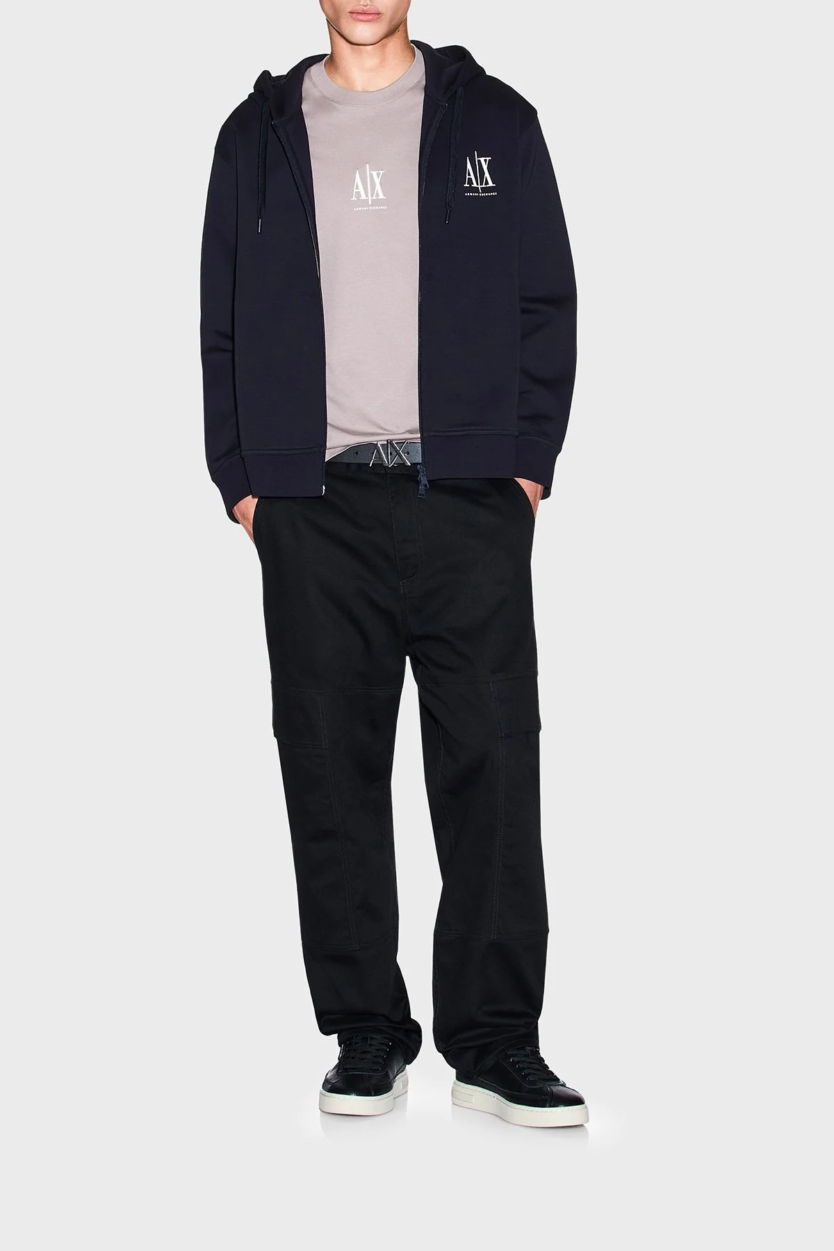 Armani Exchange Erkek Sweat XM000371 AF10818 UB101 Lacivert - 4