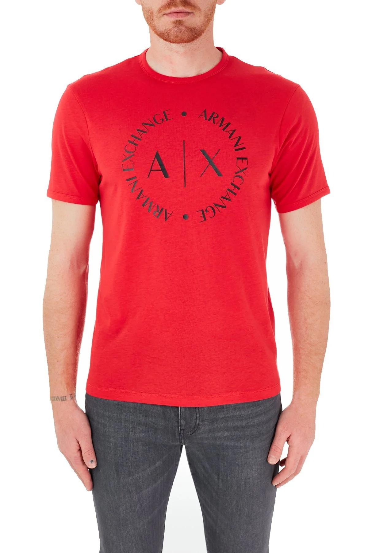 Armani Exchange Erkek T Shirt 8NZTCC Z8H4Z 1400 KIRMIZI - 1