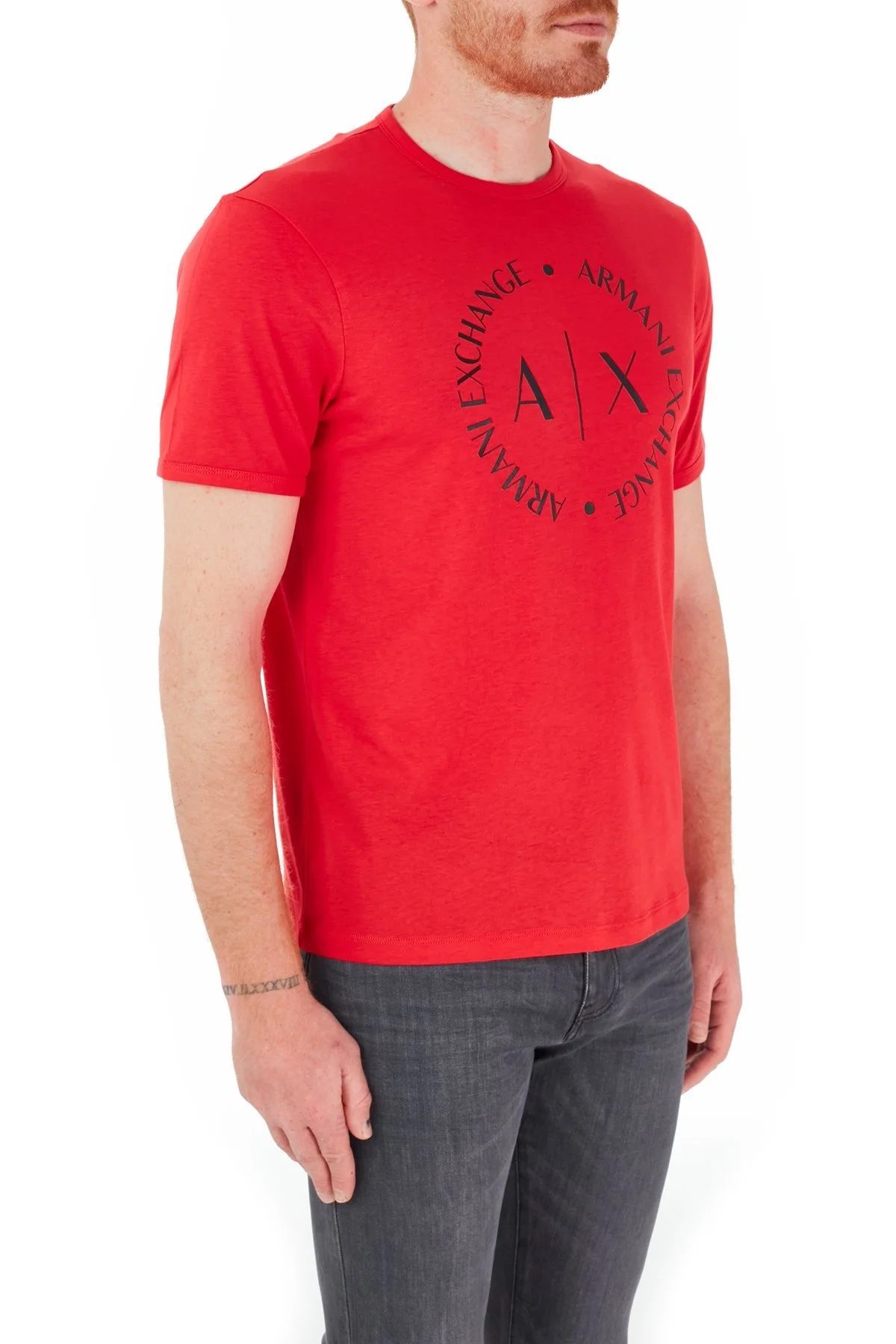 Armani Exchange Erkek T Shirt 8NZTCC Z8H4Z 1400 KIRMIZI - 4