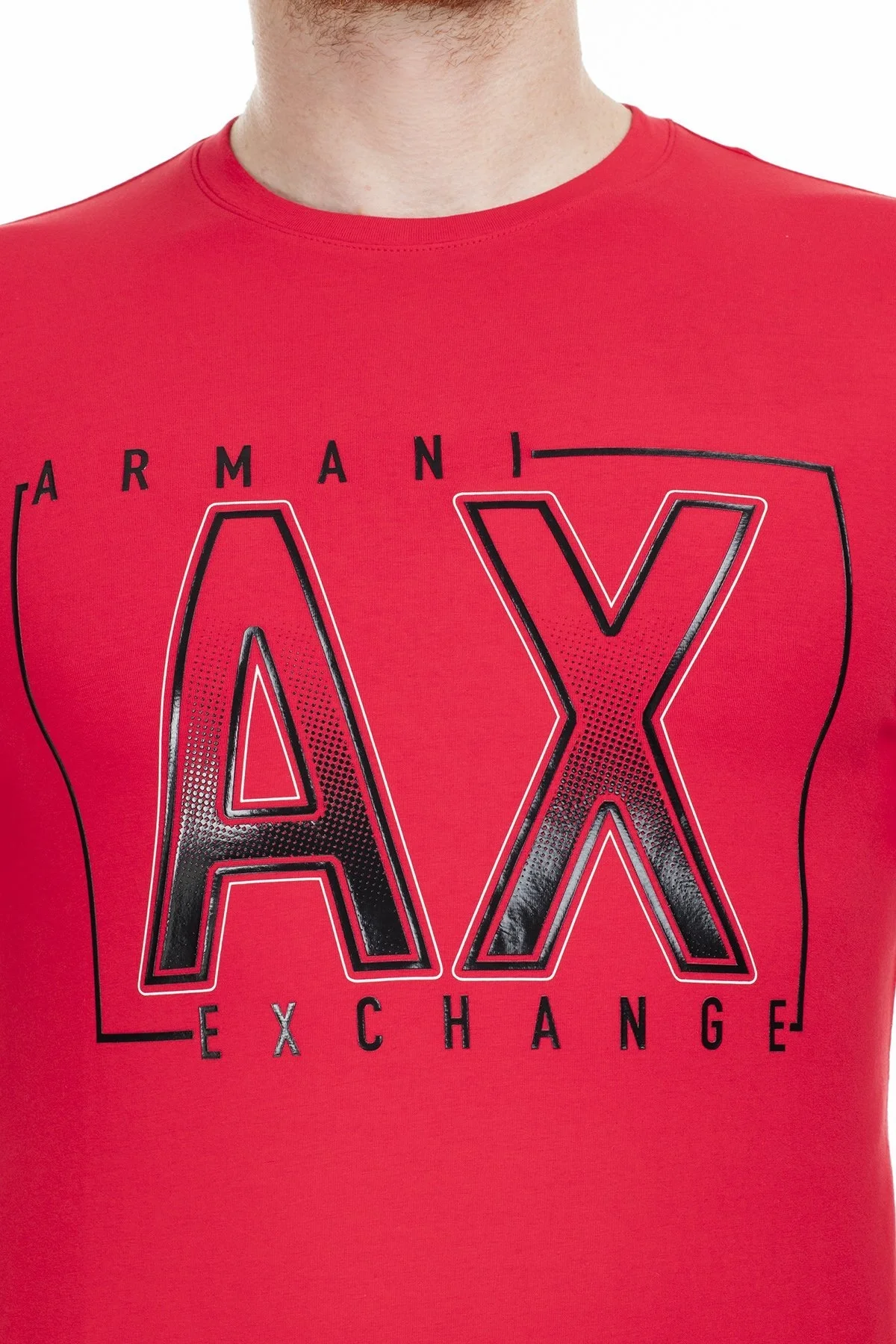 Armani Exchange Erkek T Shirt S 6GZTEJ ZJE6Z 1400 KIRMIZI - 6