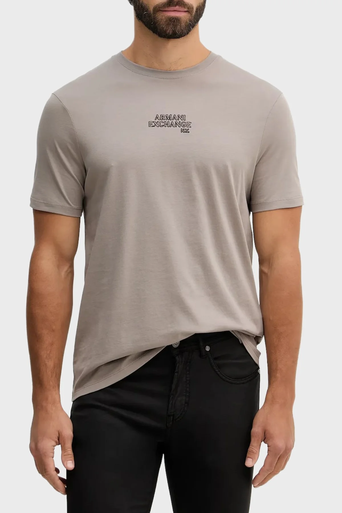 Armani Exchange Erkek T Shirt XM001784 AF10356 U6107 GRİ - 1