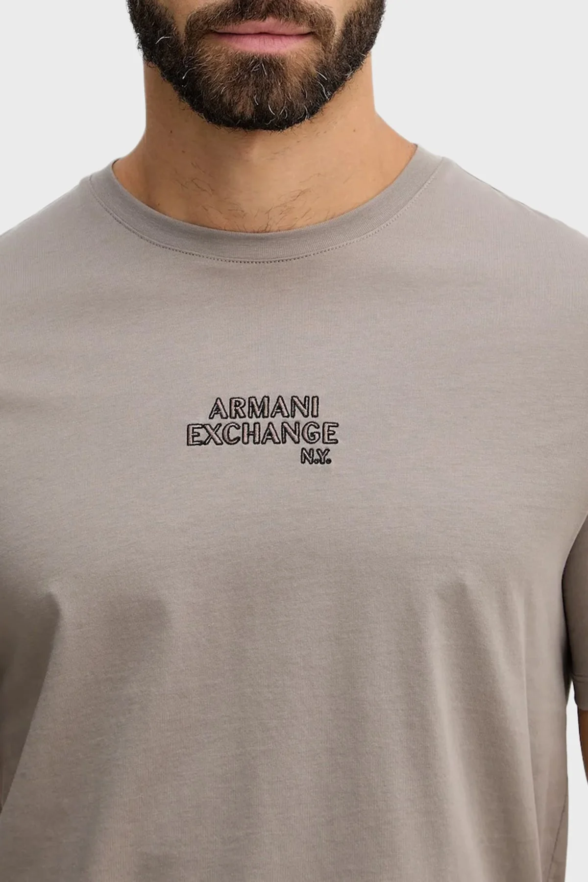 Armani Exchange Erkek T Shirt XM001784 AF10356 U6107 GRİ - 4