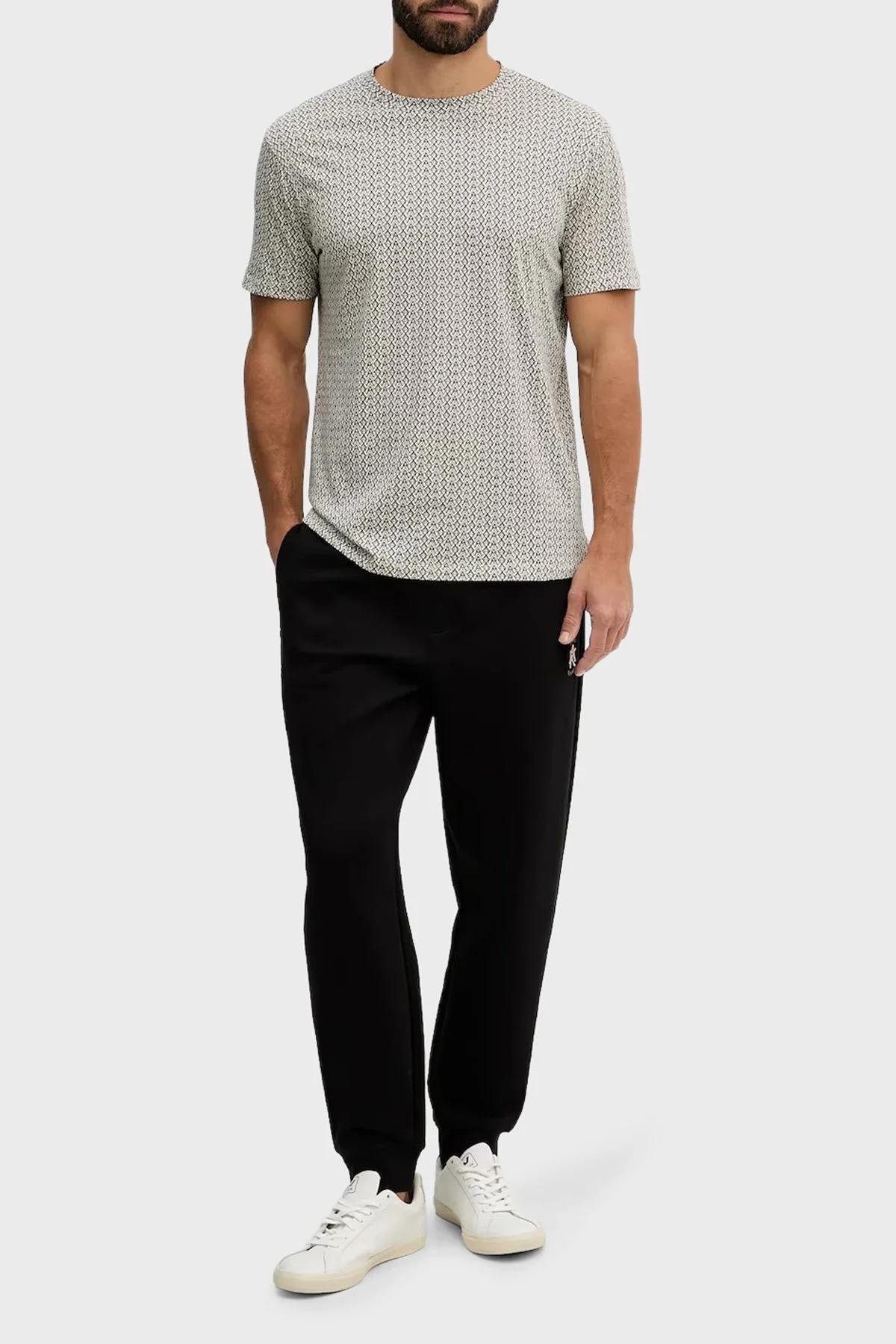 Armani Exchange Erkek T Shirt XM001798 AF10356 F0143 KREM - 2