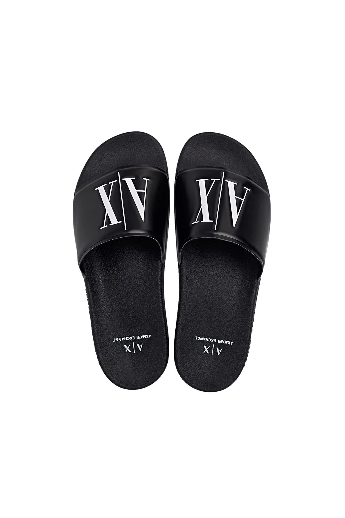 Armani Exchange Marka Logolu Erkek Terlik XUP004 XV231 00002 SİYAH - 5