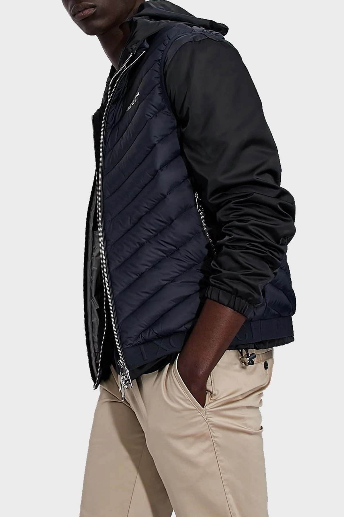 Armani Exchange Ördek Tüyü Dolgulu Regular Fit Erkek Yelek 8NZQ52 ZNW3Z 5578 LACİVERT - 3