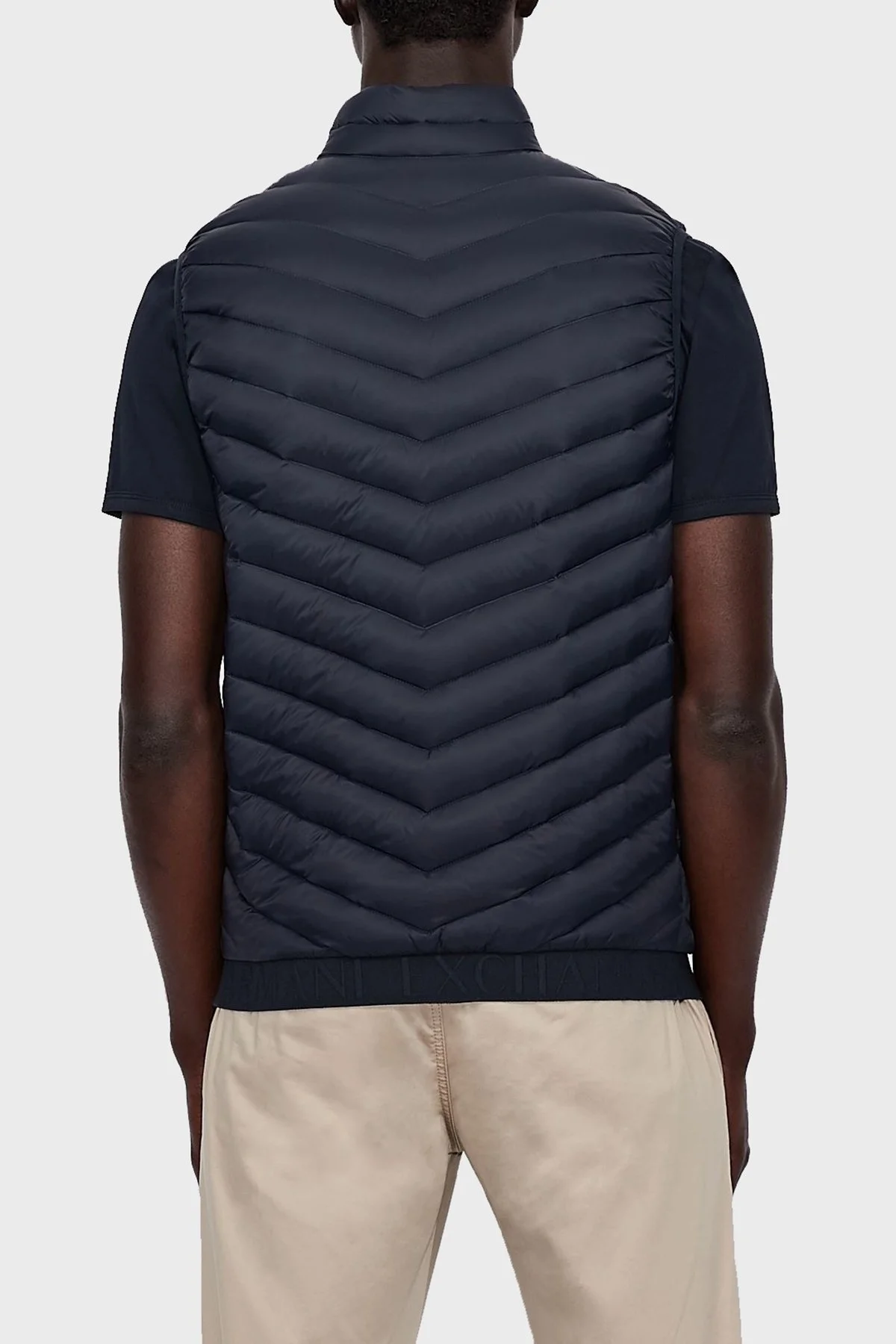 Armani Exchange Ördek Tüyü Dolgulu Regular Fit Erkek Yelek 8NZQ52 ZNW3Z 5578 LACİVERT - 4