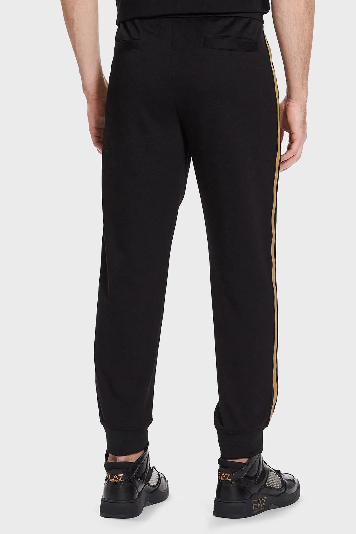 Armani Exchange Esnek Regular Fit Jogger Spor Erkek Pantolon 3RZPRA Z9N1Z 1200 SİYAH - 3