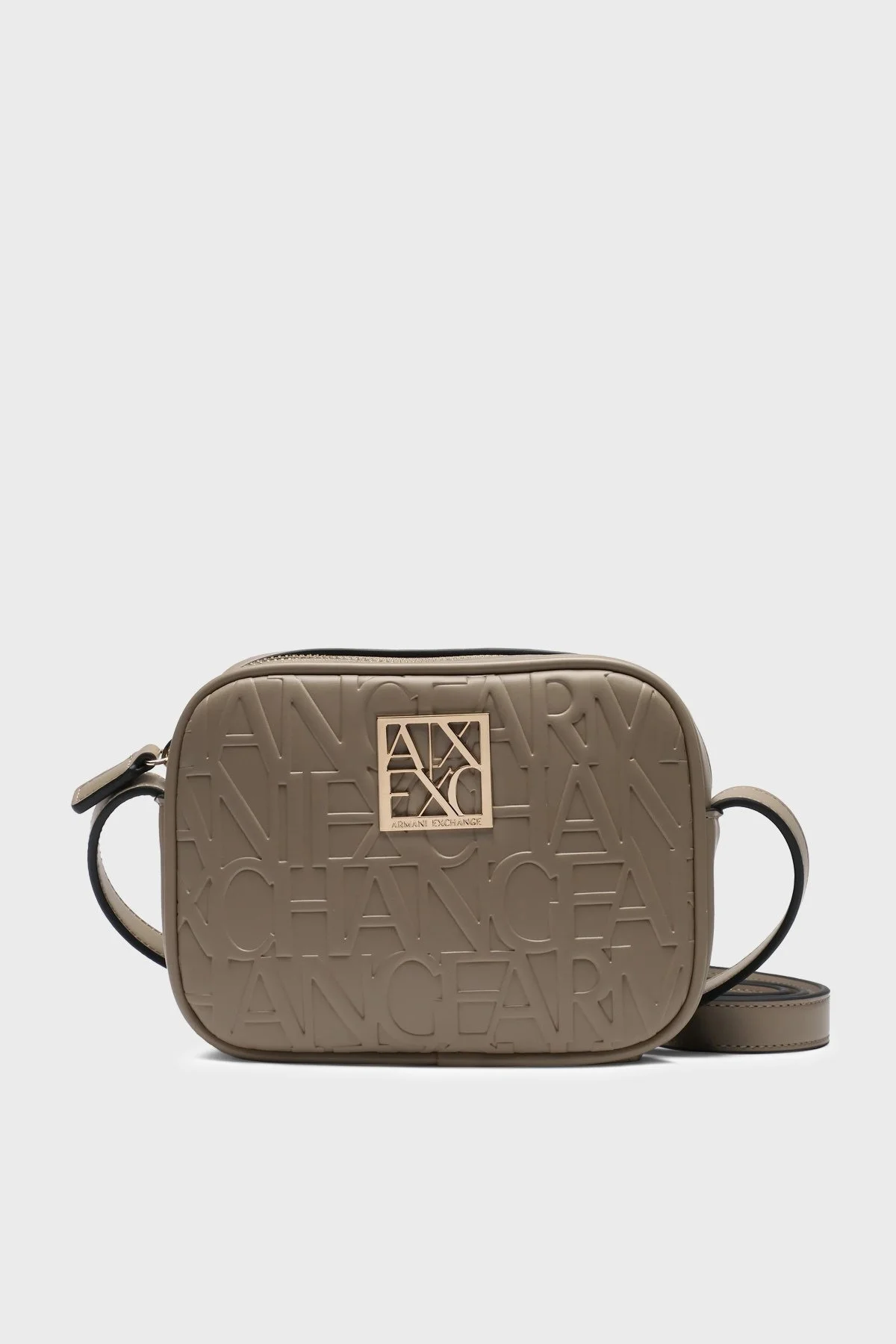 Armani Exchange Fermuarlı Ayarlanabilir Omuz Askılı Bayan Çanta 942733 CC793 09752 VİZON - 1