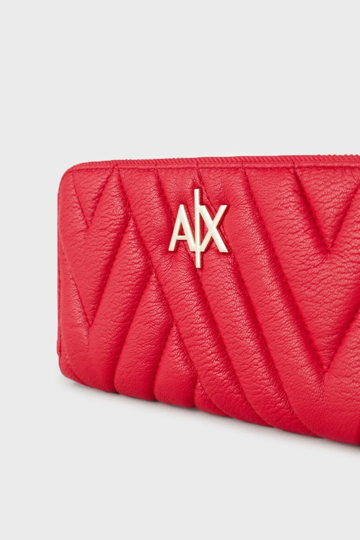 Armani Exchange Fermuarlı Bayan Cüzdan 948068 2F745 16575 KIRMIZI - 4