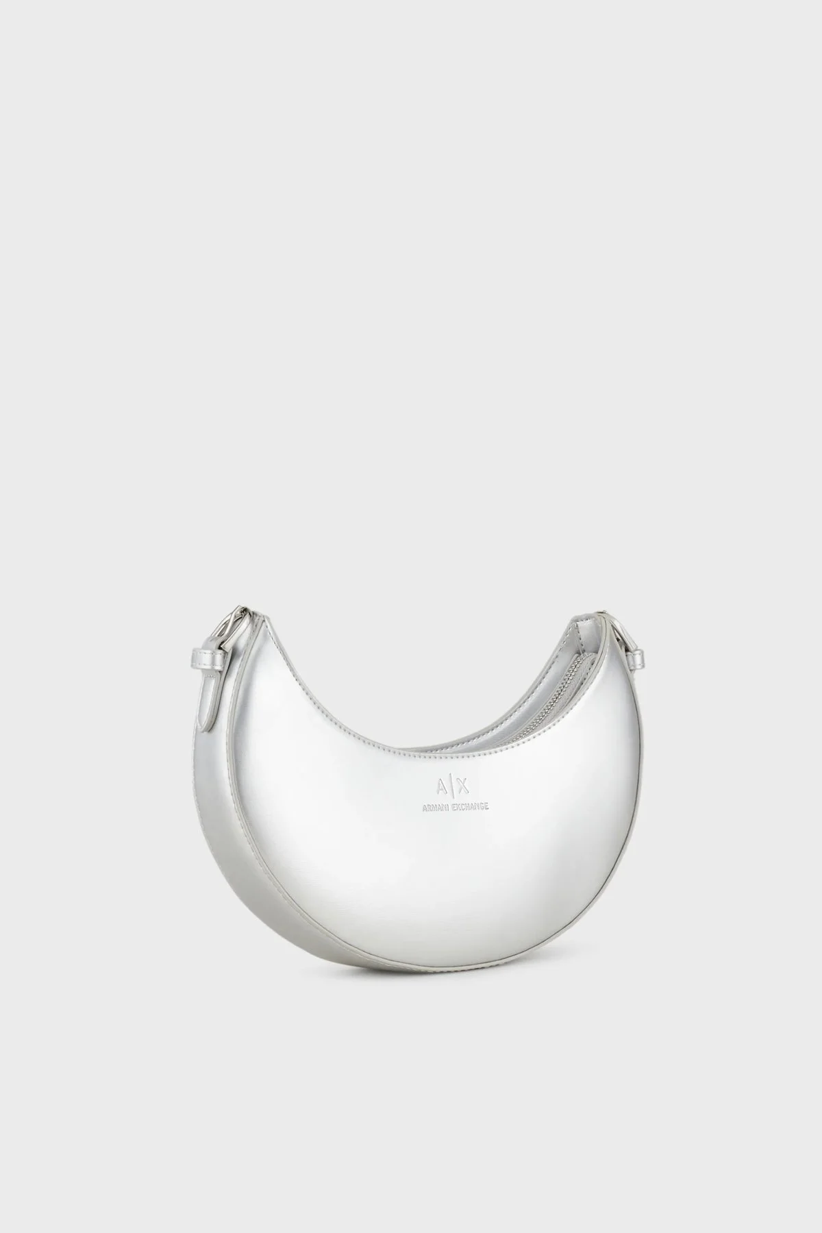 Armani Exchange Fermuarlı Çıkarılabilir Askılı Bayan Çanta 942887 3R785 09117 GRİ - 6