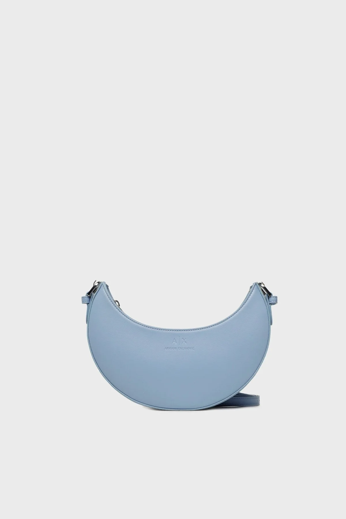 Armani Exchange Fermuarlı Çıkarılabilir Askılı Bayan Çanta 942887 3R785 21331 GRİ-MAVİ - 2