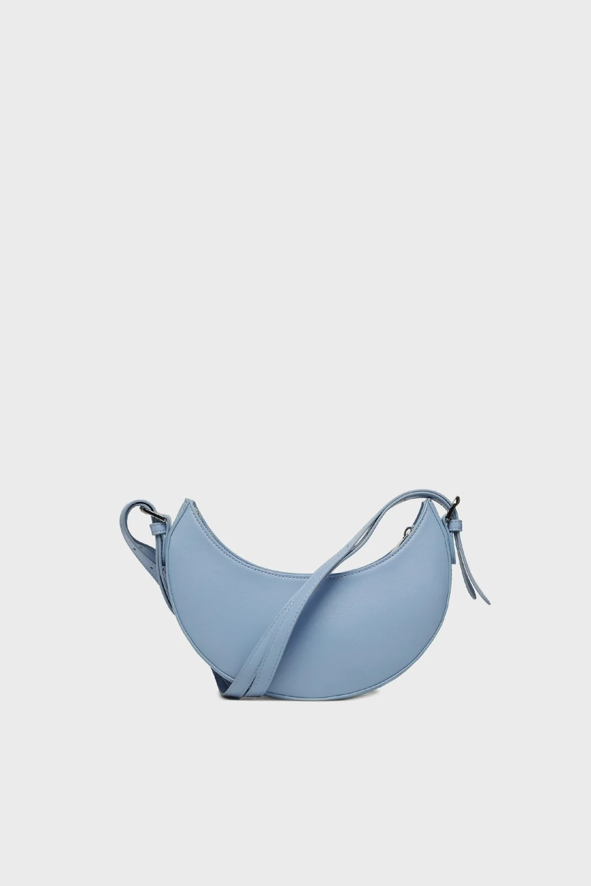 Armani Exchange Fermuarlı Çıkarılabilir Askılı Bayan Çanta 942887 3R785 21331 GRİ-MAVİ - 3