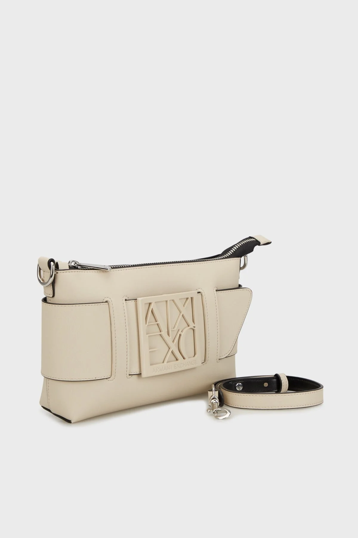 Armani Exchange Fermuarlı Çıkarılabilir Askılı Bayan Çanta 942907 0A874 U1092 BORDO - 1