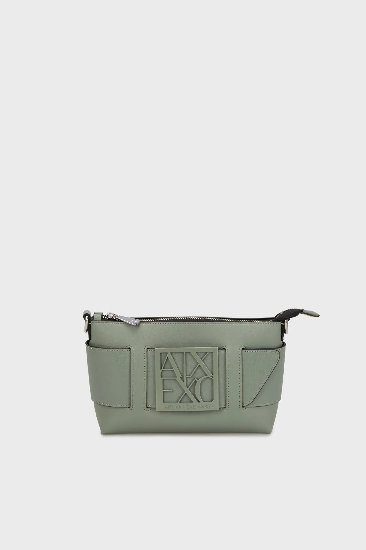 Armani Exchange Fermuarlı Çıkarılabilir Askılı Bayan Çanta 942907 0A874 U7231 HAKİ - 3