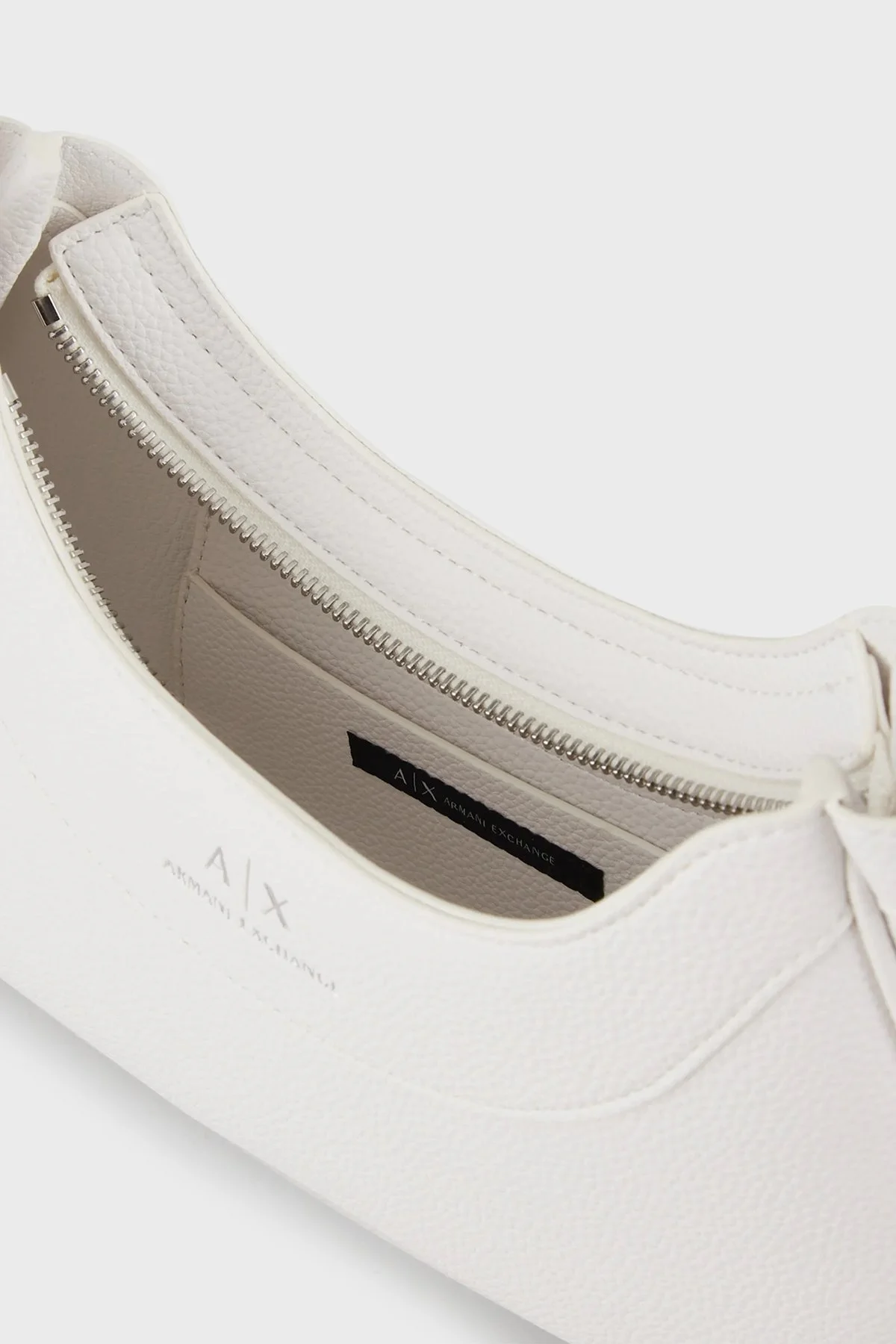 Armani Exchange Fermuarlı Çıkarılabilir Omuz Askılı Bayan Çanta 942883 CC783 00010 BEYAZ - 6