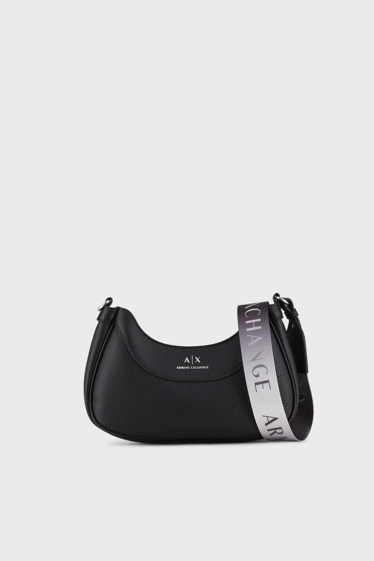 Armani Exchange Fermuarlı Çıkarılabilir Omuz Askılı Kadın Çanta 942883 CC783 00020 SİYAH - 1