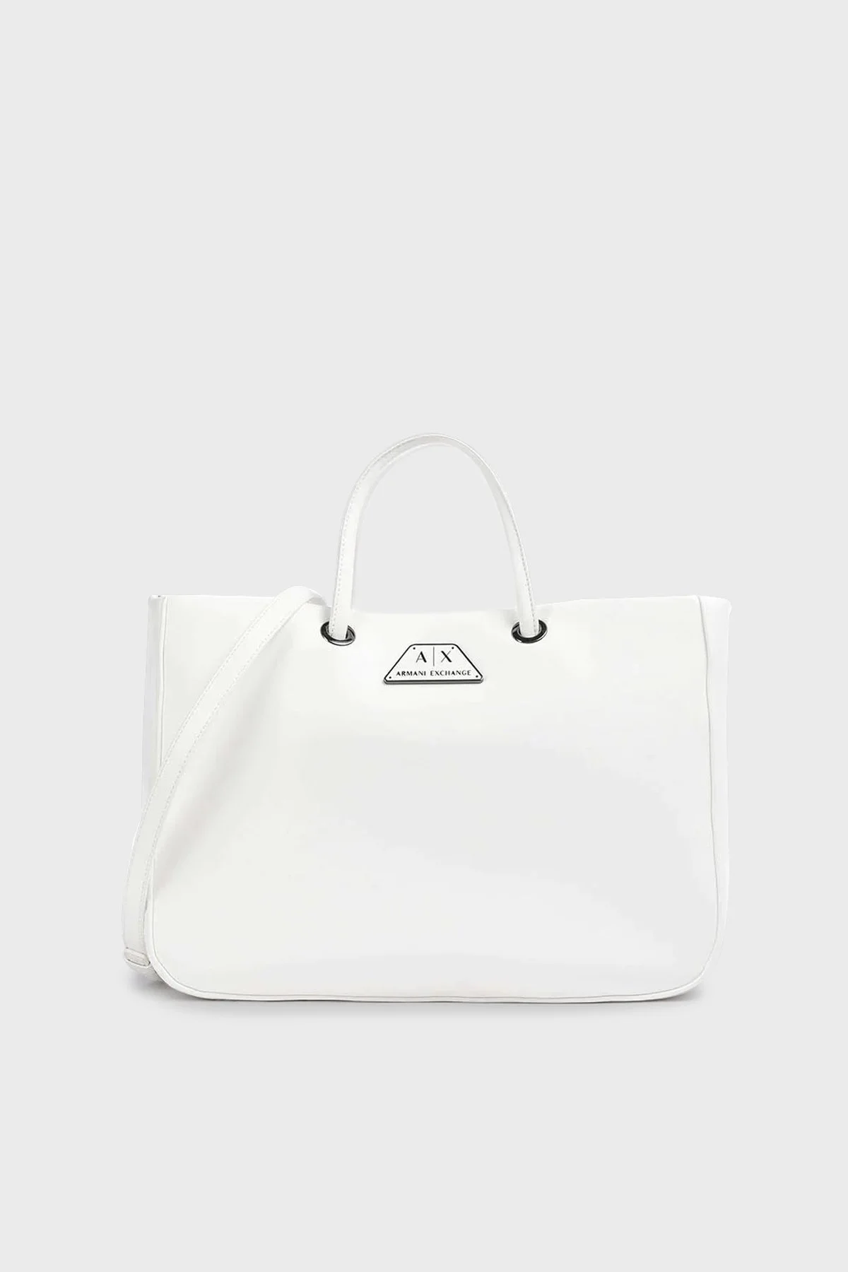 Armani Exchange Fermuarlı Çıkarılabilir Uzatma Askılı Bayan Çanta 942903 3R784 26410 BEYAZ - 1