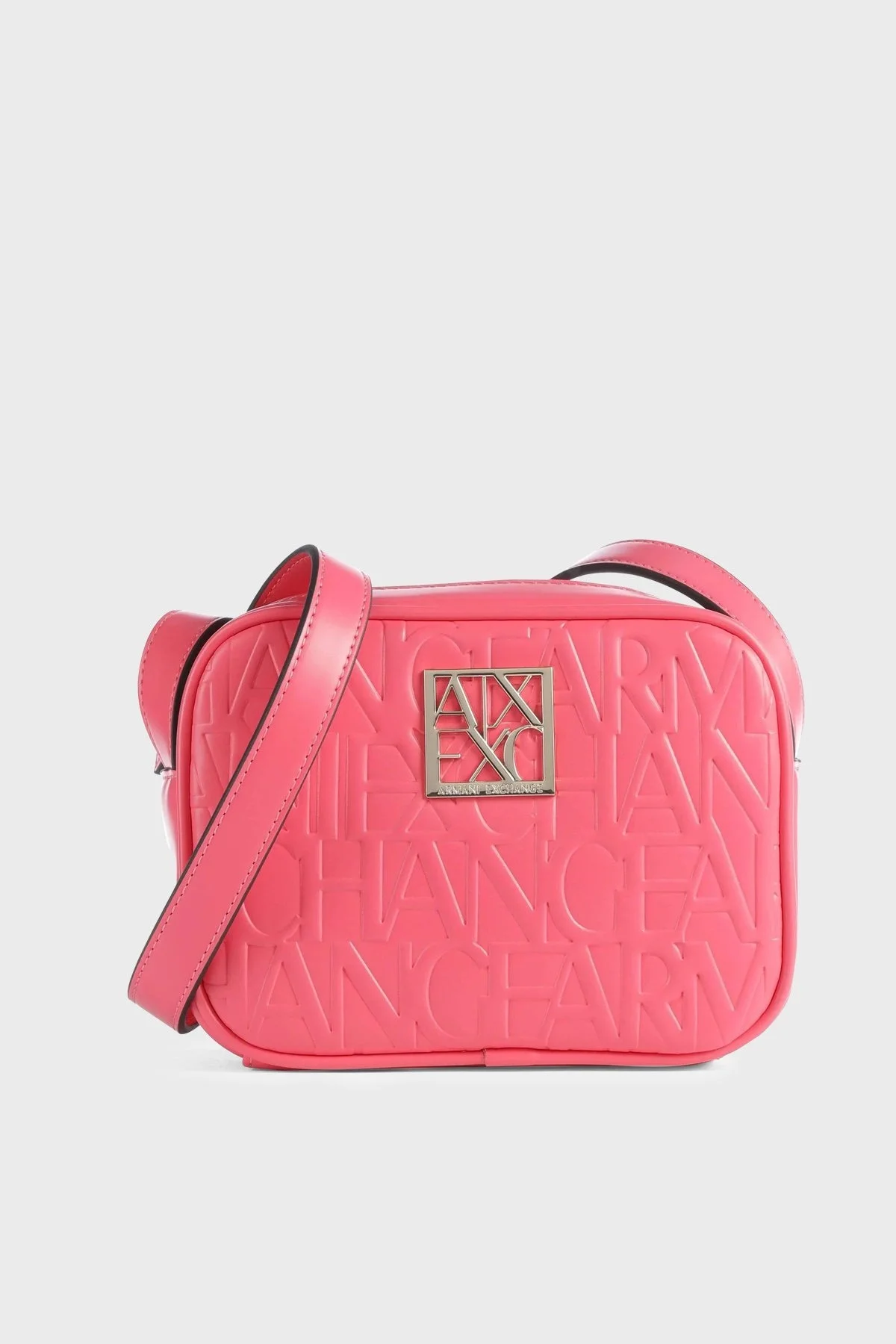 Armani Exchange Fermuarlı Omuz Askılı Bayan Çanta 942733 CC793 40774 FUŞYA - 1