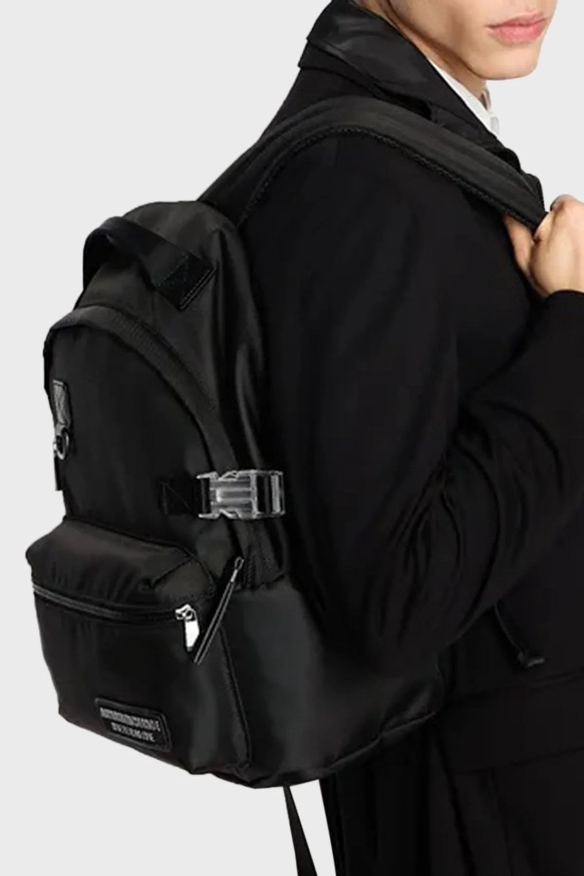 Armani Exchange Fermuarlı Ön Cepli Erkek Sırt Çantası 952547 3F873 00020 SİYAH - 2