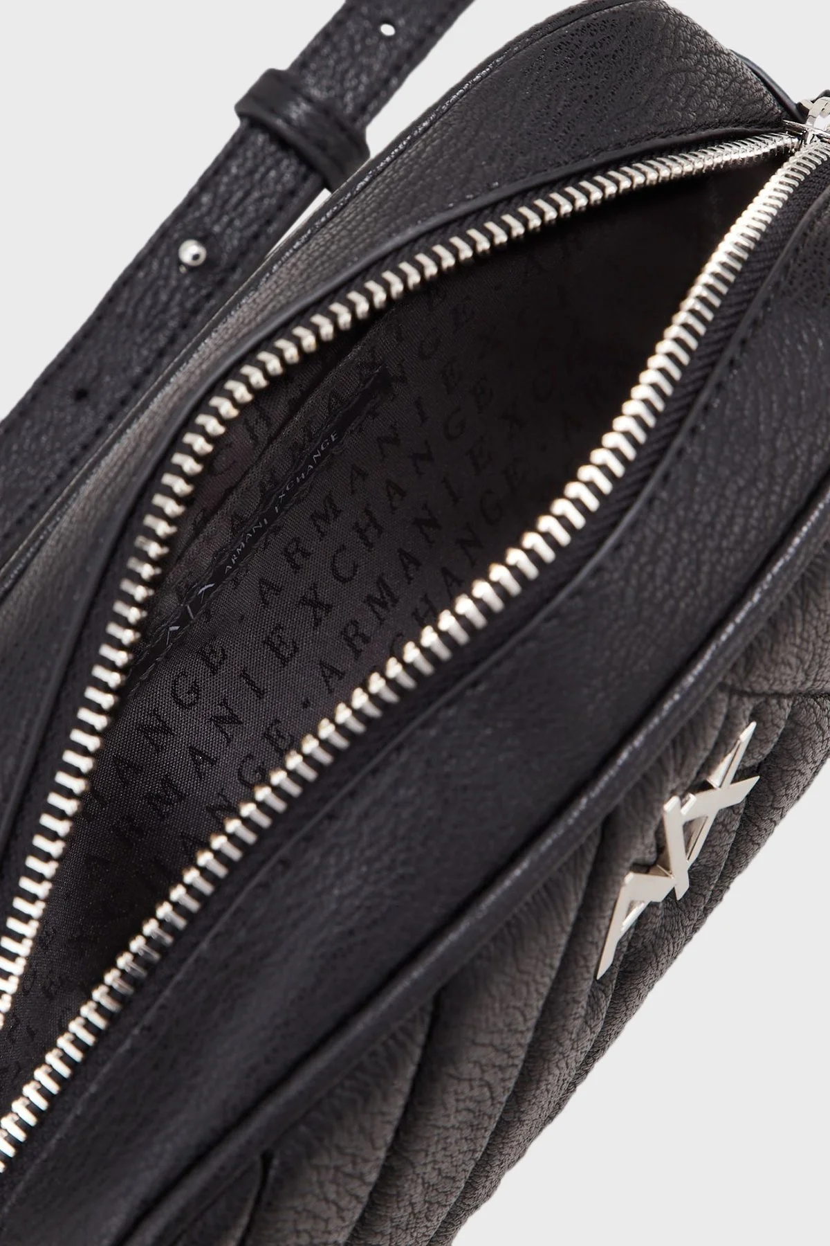 Armani Exchange Fermuarlı Zincir Askılı Bayan Çanta 942855 2F745 00020 SİYAH - 5