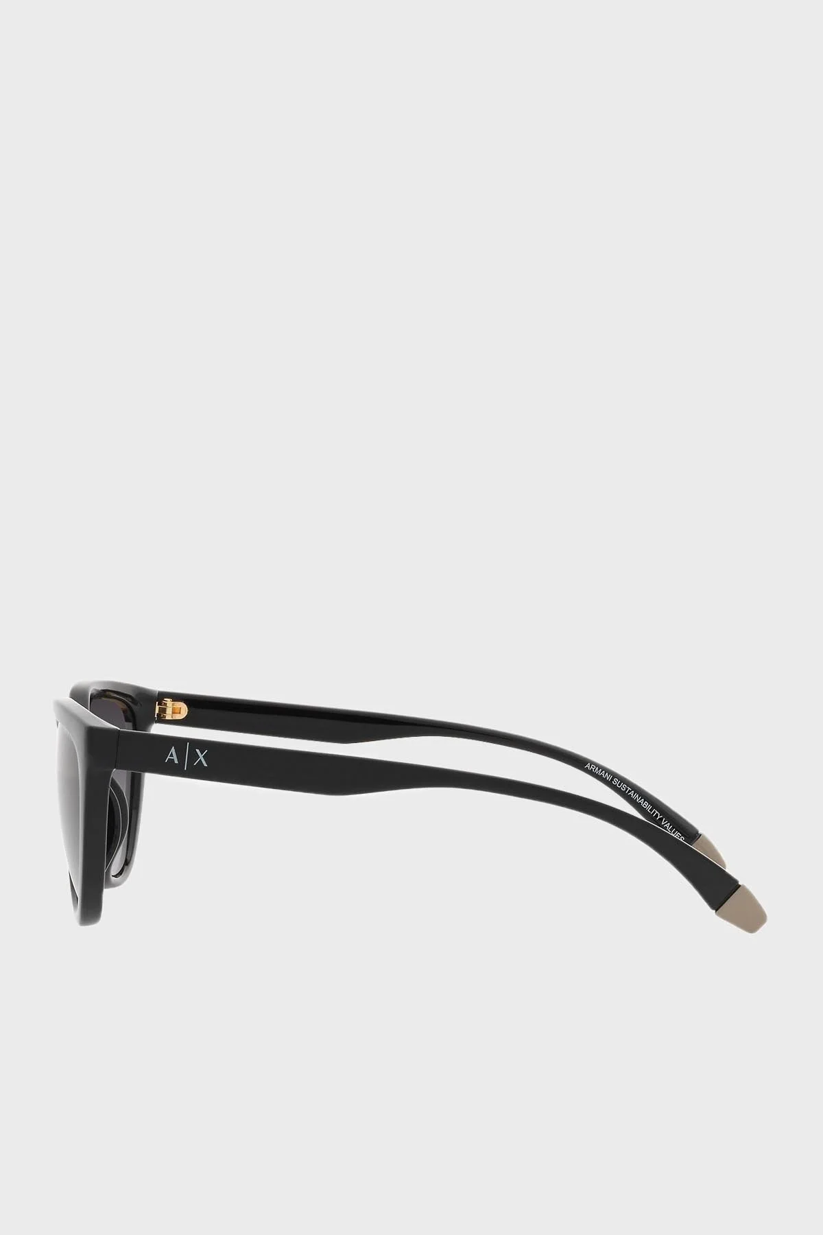 Armani Exchange Güneş Bayan Gözlük 0AX4130SU 81588G 56 Parlak Siyah-Degrade Gri - 11