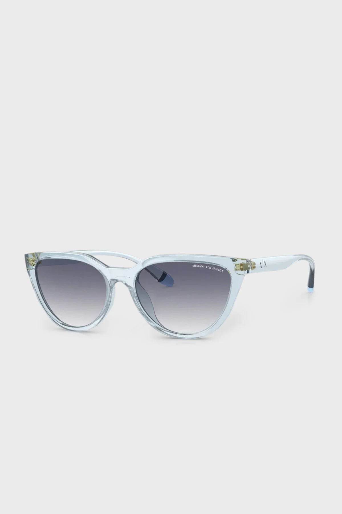Armani Exchange Güneş Kadın Gözlük 0AX4130SU 8340X0 56 Parlak Şeffaf Gök Mavi-Şeffaf - 1