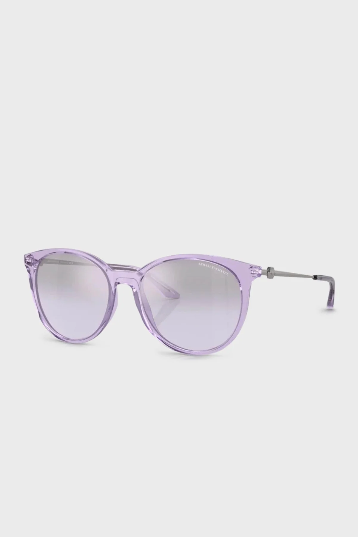 Armani Exchange Güneş Kadın Gözlük 0AX4140S 82367P 55 Parlak şeffaf menekşe-menekşe - 2
