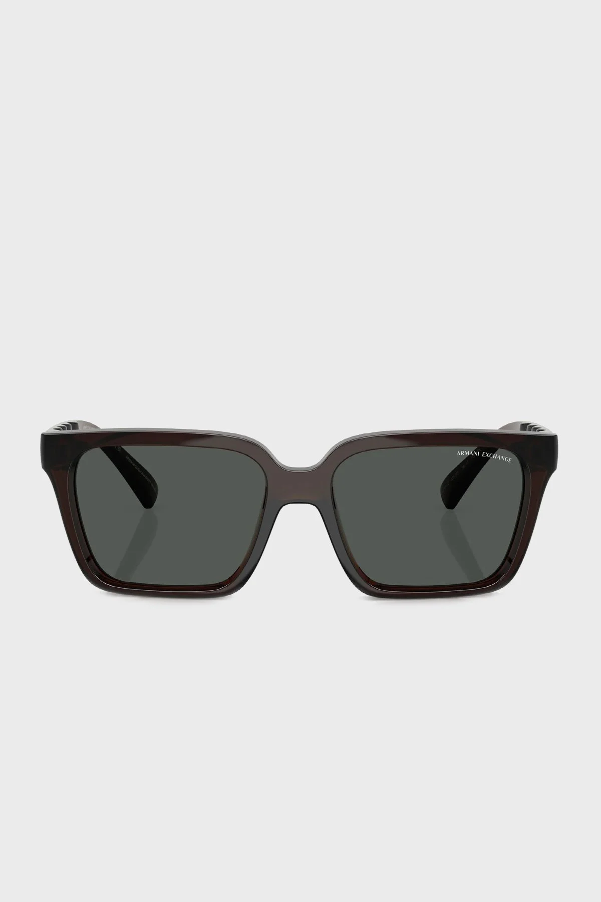 Armani Exchange Güneş Erkek Gözlük 0AX4147S 835773 56 Parlak Şeffaf Yeşil-Duman - 1