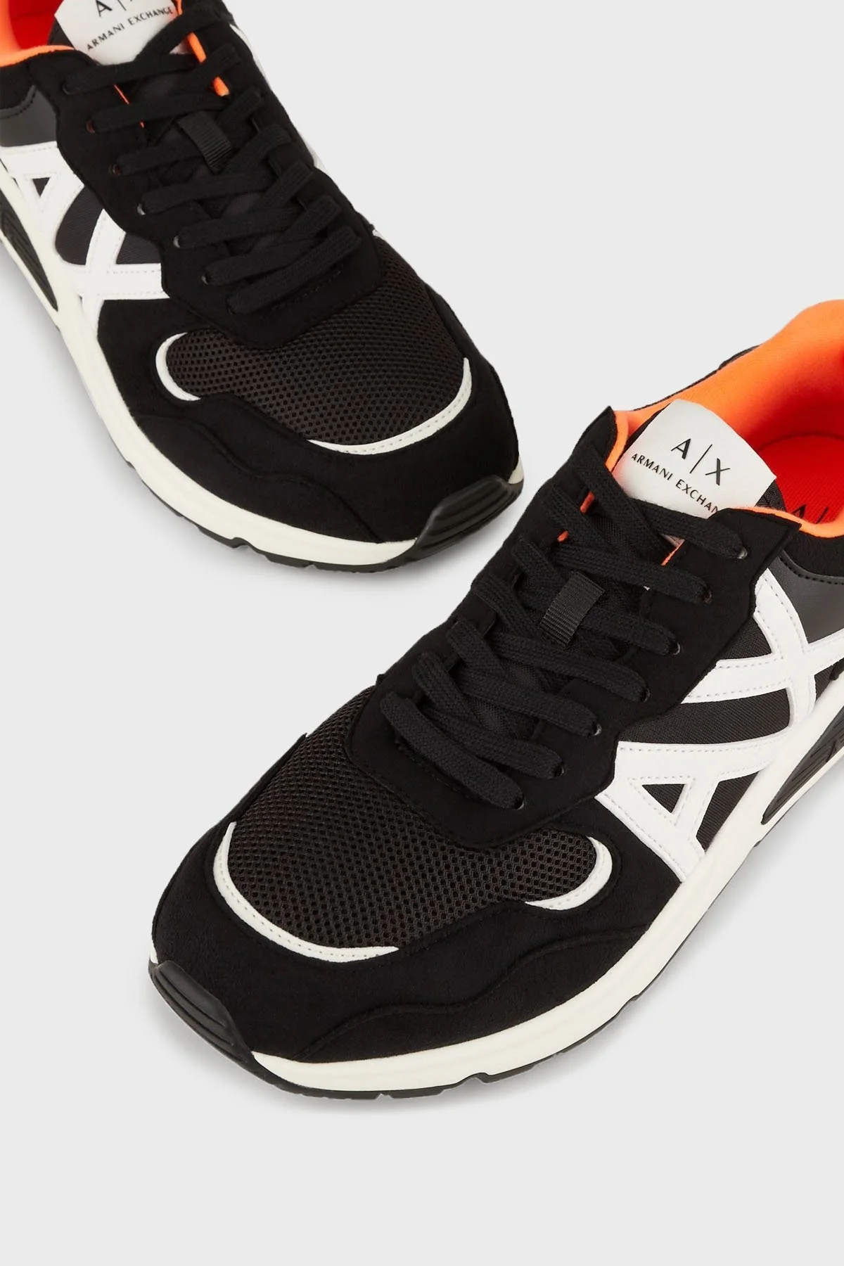 Armani Exchange Günlük Spor Erkek Ayakkabı XUX152 XV610 N814 SİYAH-BEYAZ - 4