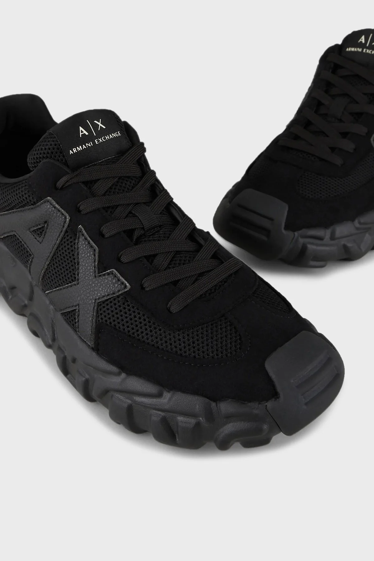 Armani Exchange Günlük Spor Erkek Ayakkabı XUX153 XV611 K001 SİYAH - 4