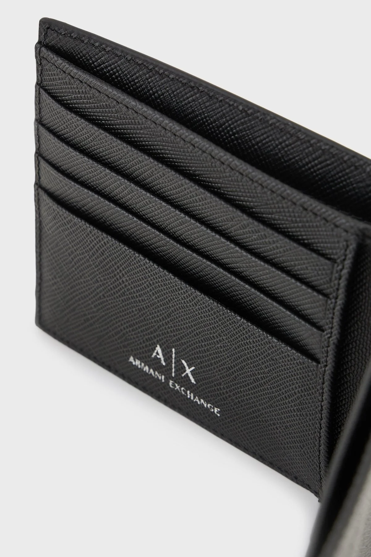 Armani Exchange Hakiki Deri Logolu Erkek Cüzdan XM000168 AF12702 UC001 SİYAH - 8